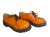 Glany STEADY'S pomarańczowe 3 dziurki półbuty skóra (1)