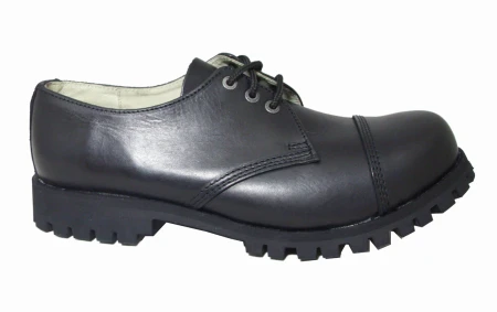 Glany T-rex 3 dziurki czarne cienka podeszwa