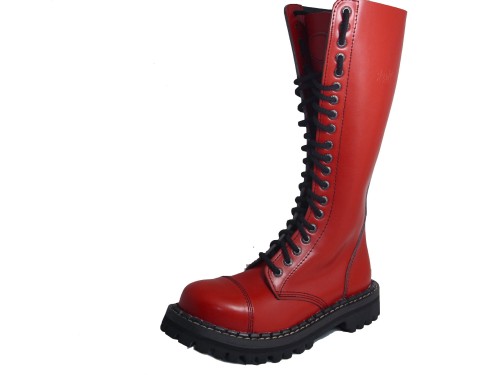 Przejdź do produktu Glany Steady's 20 dziurek czerwone