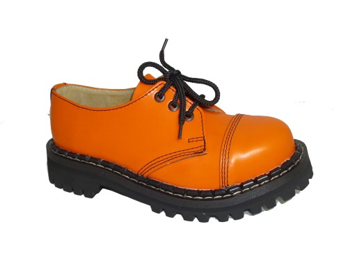 Przejdź do produktu Glany Steady's 3 dziurki półbuty pomarańczowe