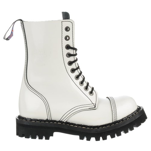 Przejdź do produktu Glany Steady's 10 oczkowe białe