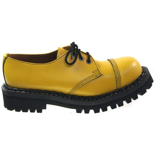 Przejdź do produktu Glany Steady's 3 dziurki półbuty żółte