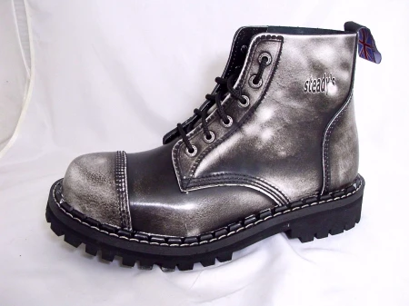 Glany Steady's 6 dziurek czarne przecierane na biało (2)