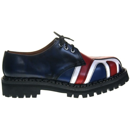 Przejdź do produktu Glany Steady's 3 dziurki półbuty flaga angielska