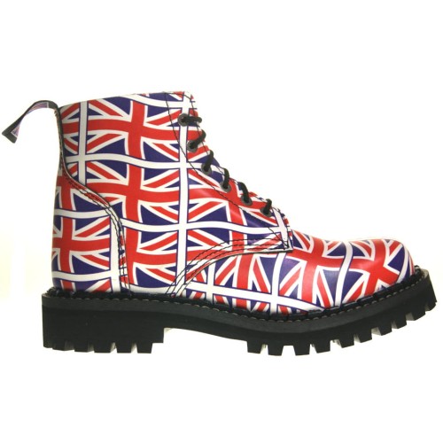 Przejdź do produktu Glany Steady's 6 dziurek flaga UK