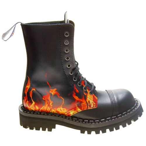 Przejdź do produktu Glany Steady's 10 dziurek Ogień