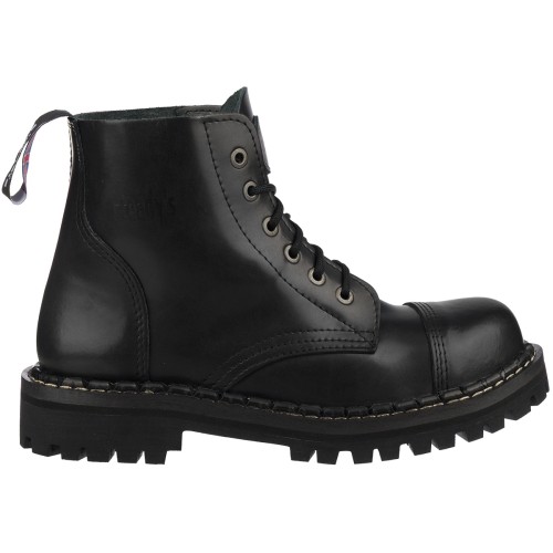 Przejdź do produktu Glany Steady's 6 dziurek czarne skóra