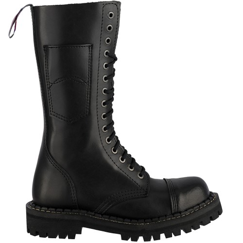 Przejdź do produktu Glany Steady's 15 dziurek czarne z kieszenią