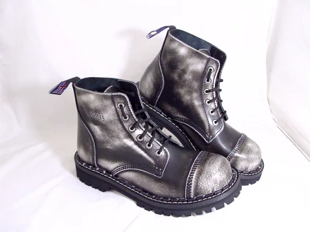 Glany Steady's 6 dziurek czarne przecierane na biało