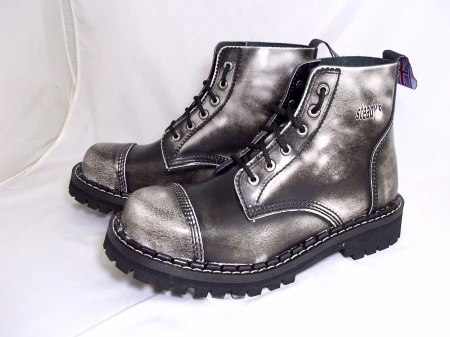 Glany Steady's 6 dziurek czarne przecierane na biało (4)