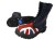 Glany STEADY'S flaga angielska Union Jack 10 dziurek skóra (2)