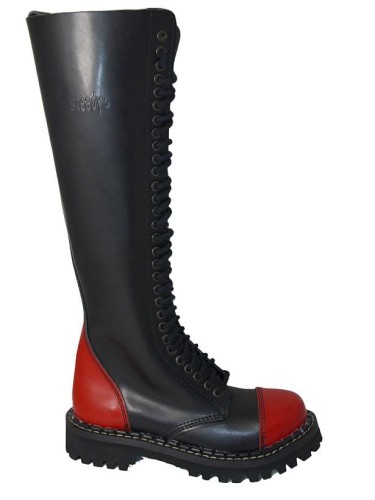 Przejdź do produktu Glany Steady's 30 dziurek czarno-czerwone 